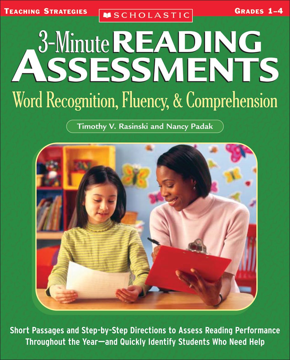 3-Minute Reading Assessments: Word Recognition, Fluency, and Comprehension: Grades 1-4 (Three-minute Reading Assessments)
