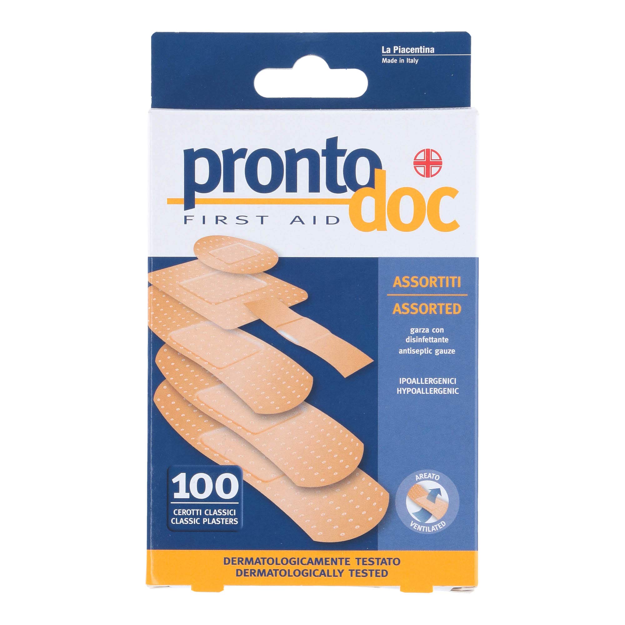 Pronto Doc Assorted Classic Patches, Pack of 100 Plasters