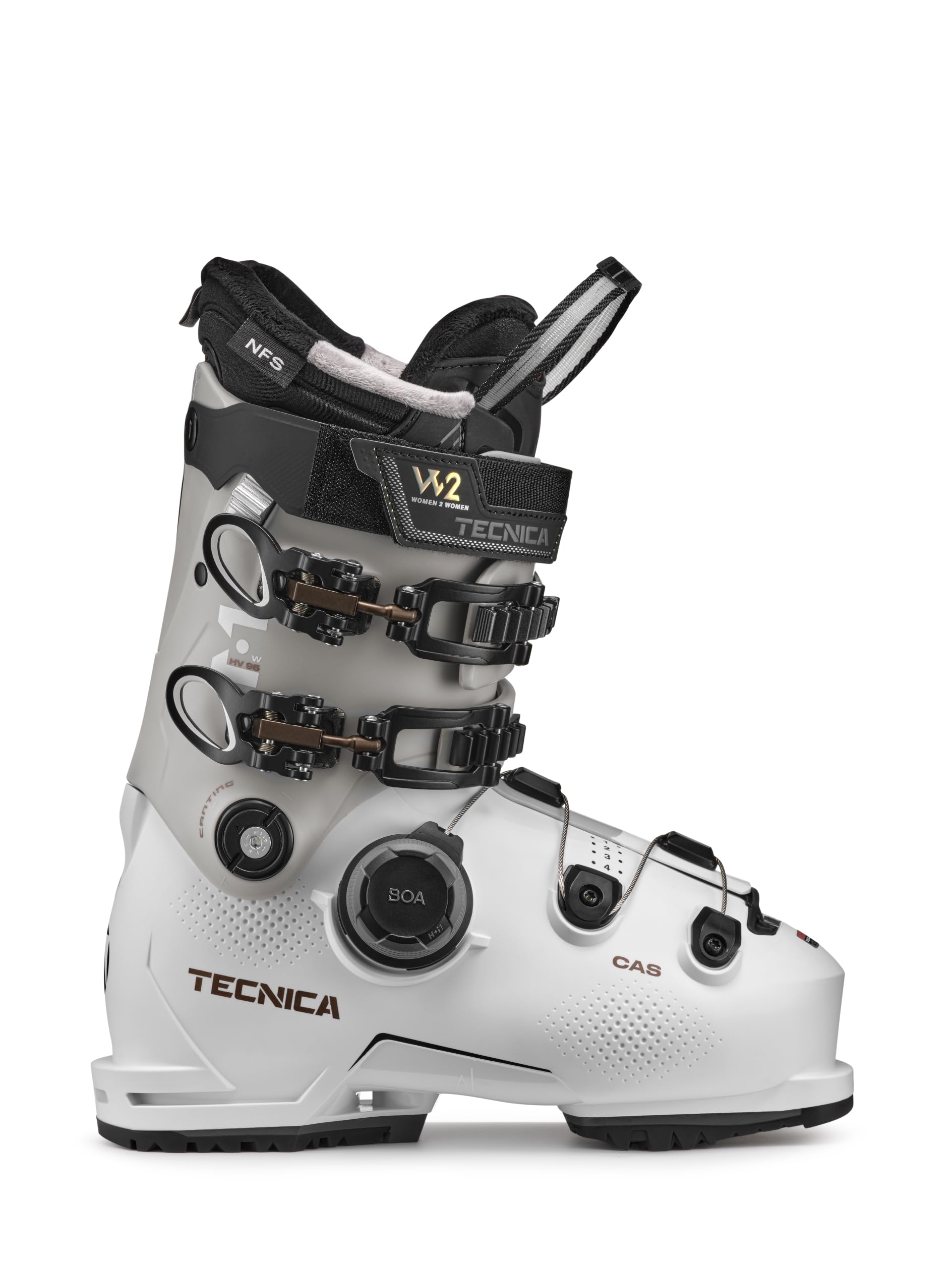 Tecnica - Mach Boa Hv 95 W Gw Cold White Męskie buty narciarskie - Mężczyźni - Rozmiar 42 - Biały