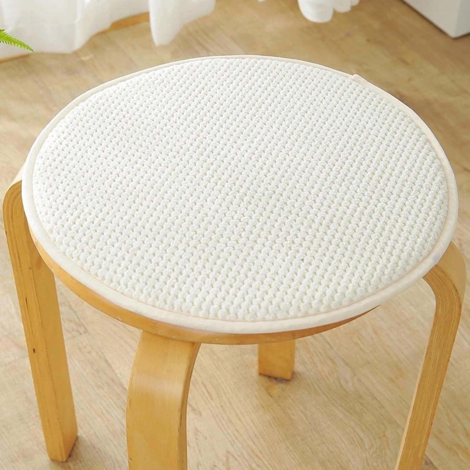 NMVAWIPT Round Stool Cushion, Chair Seat Cushions For Dining Kitchen, Office, Bar Stools(6#,12ins)
