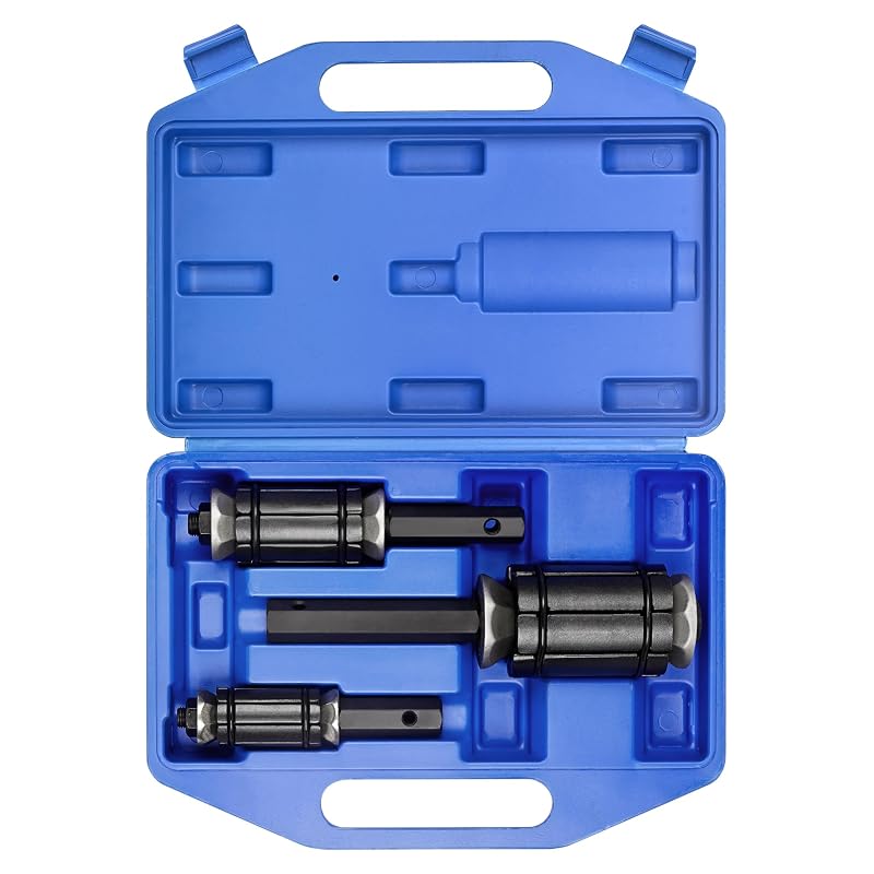 Kit Expansor de Tubos de Escapamento YZDKSMG com 3 Peças, de 2,9 a 8,9 cm, com O-Rings e Estojo TOL00311