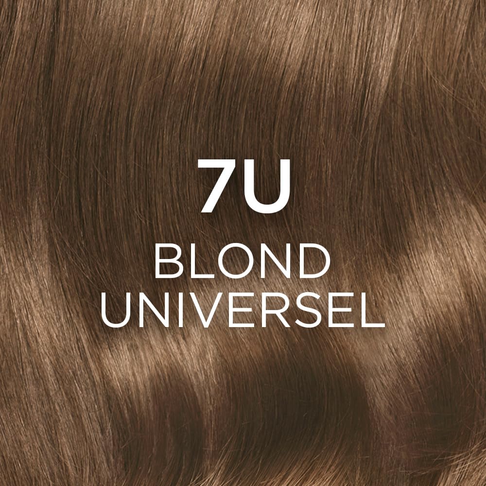 L'Oréal Paris zestaw trwałych farb do włosów, bez amoniaku, pokrywa 100% białych włosów, Excellence Cream Universal Nudes, odcień: uniwersalny blond (7)