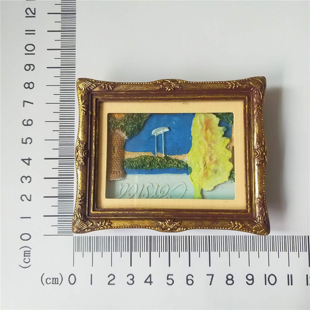 Bonifacio Corsica Francia frigorifero magnete 3D viaggio