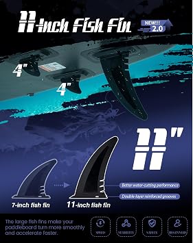 FEATH-R-LITE Inflatable Ultra-Light 10'30''/10'6''33'' Stand Up Paddle Board for All Skill Levels with Premium SUP Paddleboard Accessories,Non-Slip Comfort Deck for Youth & Adults