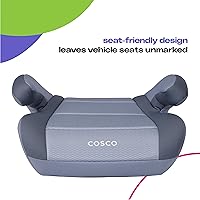 Vista 3 de Cosco Topside Asiento Elevador sin Respaldo para Automóvil, Asientos Elevadores Ligeros para Automóviles 40-100 libras, Asiento Elevador sin