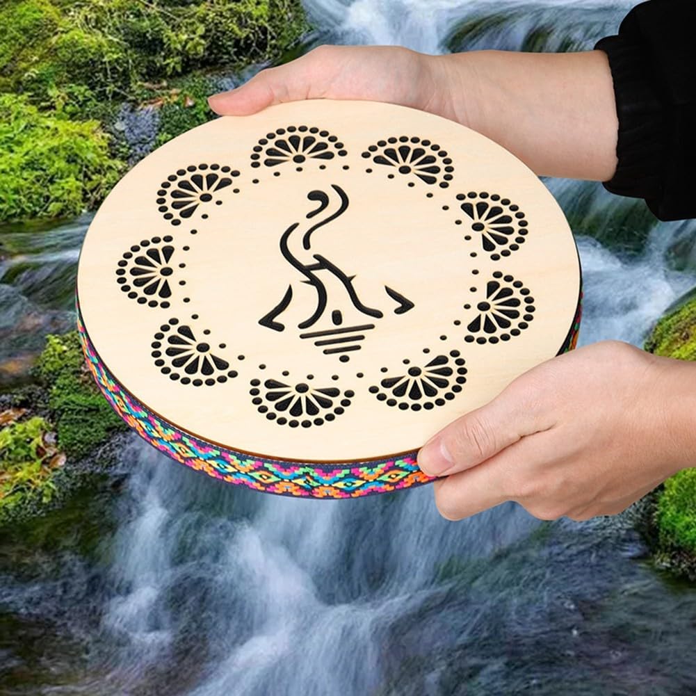 per tamburo Marino 10 Pollici Suono Onde Relax per tamburo | Suono realistico onde, massiccio 10 pollici, bordi lisci, ideale meditazione profonda