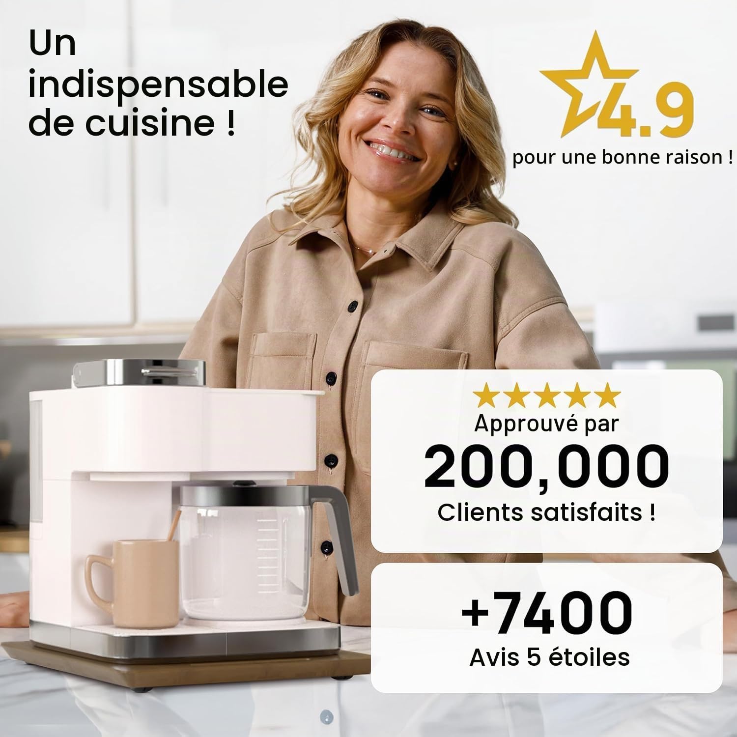 Ibyx Plateau Coulissant Cuisine en Bambou - Protection Plan de Travail, Base Silencieuse pour Cafetière, Robot, Friteuse (18kg), Multi-Tailles