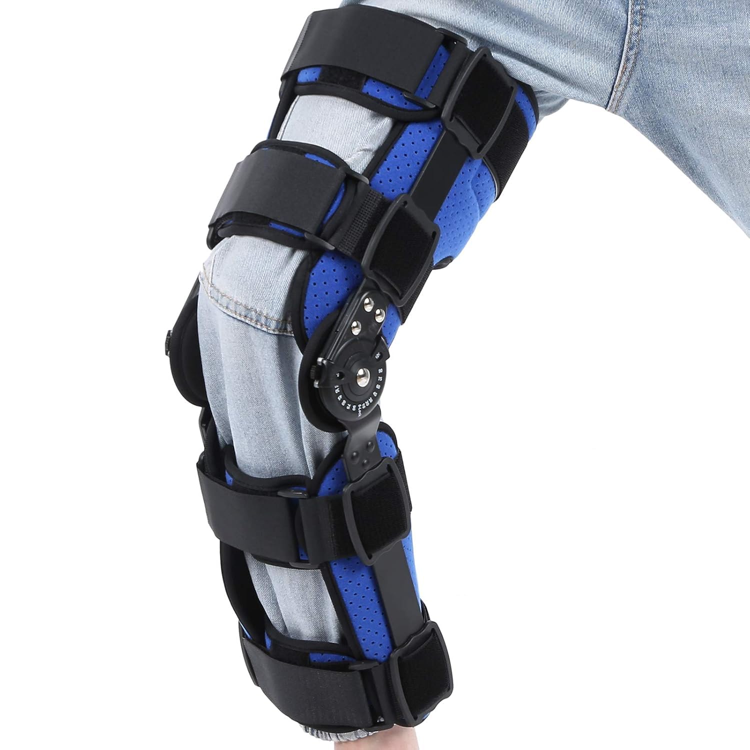 Soporte De Rodilla, Rodillera Adjustable, Inmovilizador De Pierna Ajustable, Estabilizador De Soporte De Rodilla, Estabilizadora Articular Fijación Estabilización Fractura Lesiones