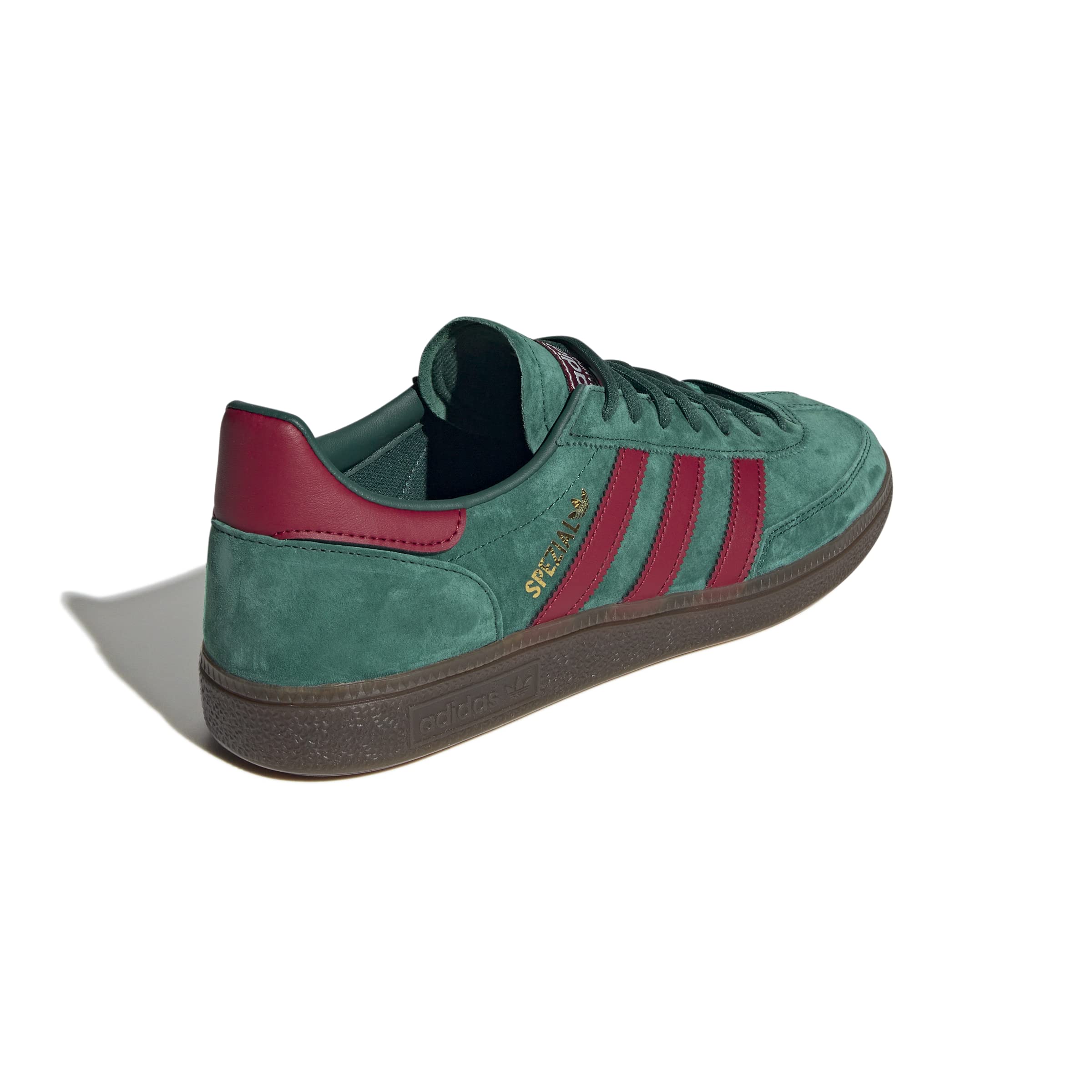 adidas Handball Spezial Womens Sneakers: 6 Collegiate Green Collegiate Burgundy Gum5