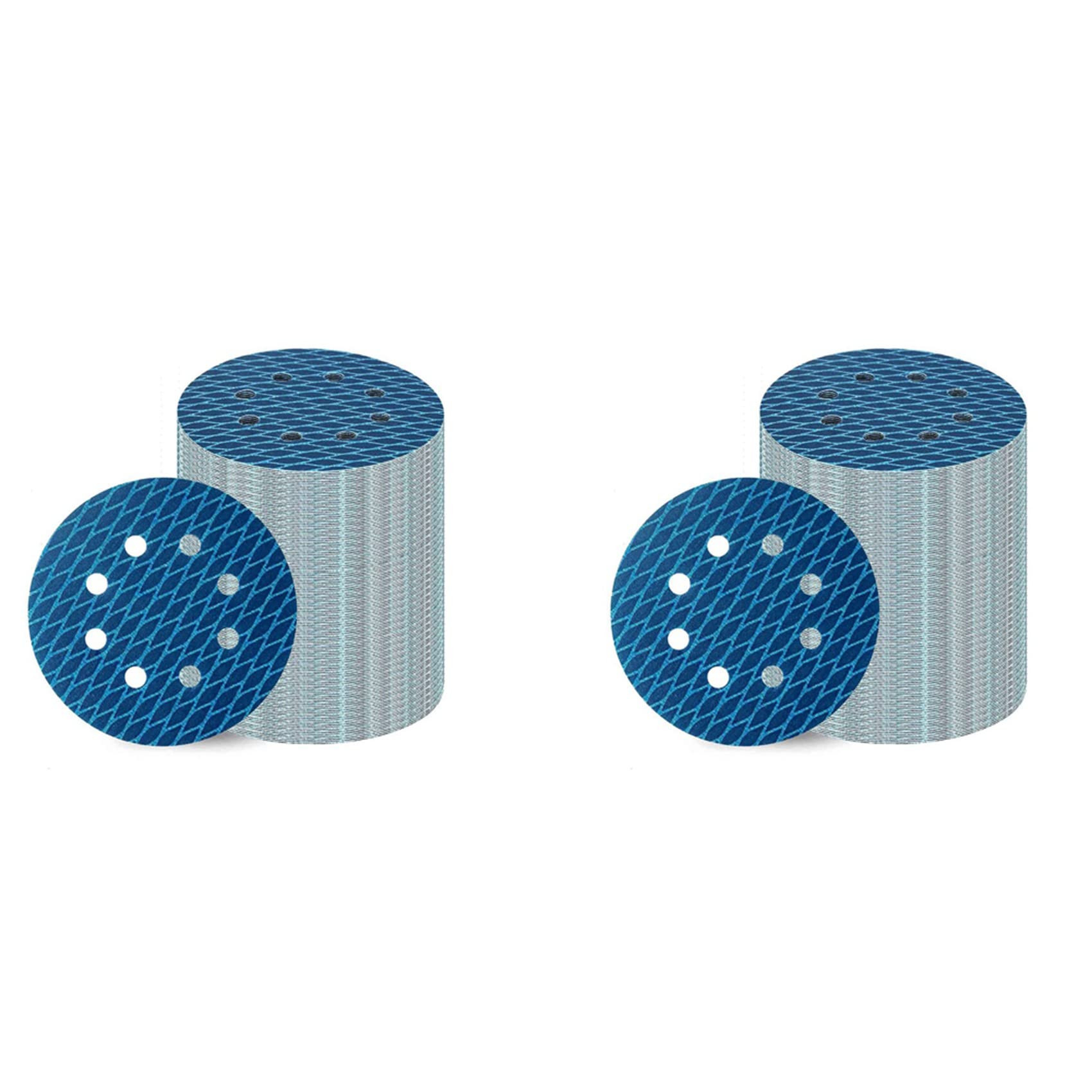 Jnchdghwa 140Pcs Orbital Sander Sandpaper 5 Inch 8 Hole Sanding Disc Sand Paper 320 Grit for Anti Blocking Rhombus Sanding Discs
