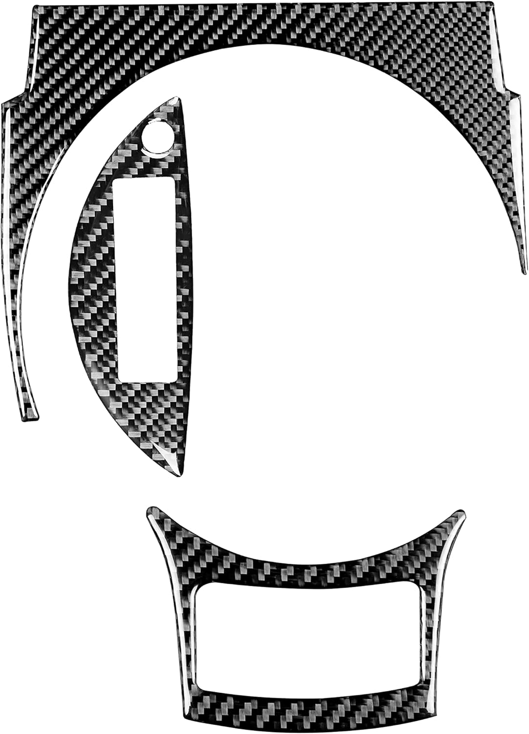 Car Carbon Fiber Accessories Speedometer Surround Protective Cover Sticker Compatible with Toyota 86/Subaru BRZ 2017 2018 2019