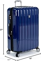 Vista 387 de Delsey Paris - Helium Aero - Maletas con laterales rígidos expandibles con ruedas giratorias, Rojo ladrillo