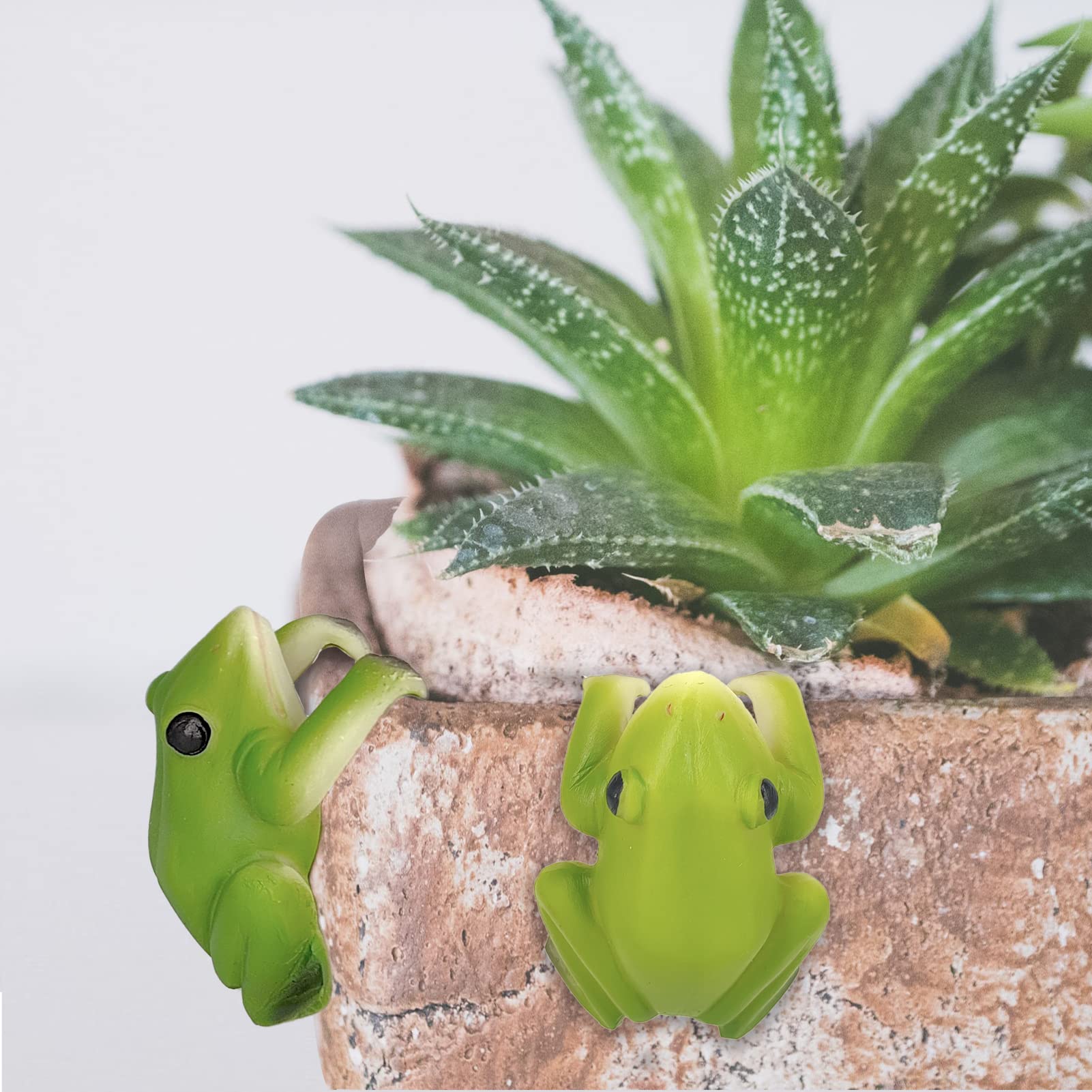 Niedliche Feengarten-Figuren: Mini-Frosch & Zwerg-Pilz Aus Kunstharz – Perfekt Für Blumentöpfe, Garten & DIY-Geschenke