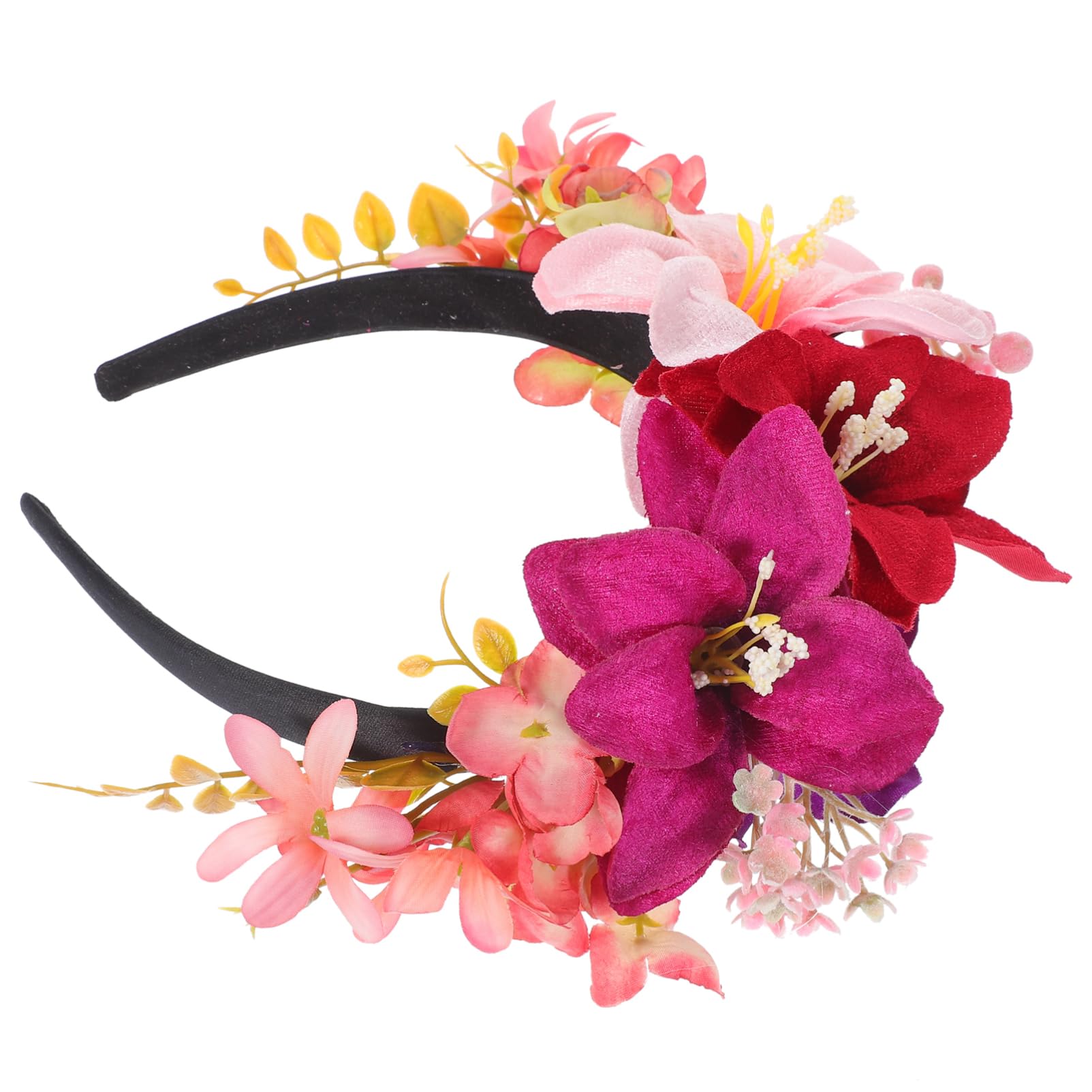 Beavorty 5 Pezzi Di Fascia Per in Tessuto Leggero Con Fiori Di Giglio Alla Moda Per Donne E Ragazze Per Feste E Occasioni Speciali