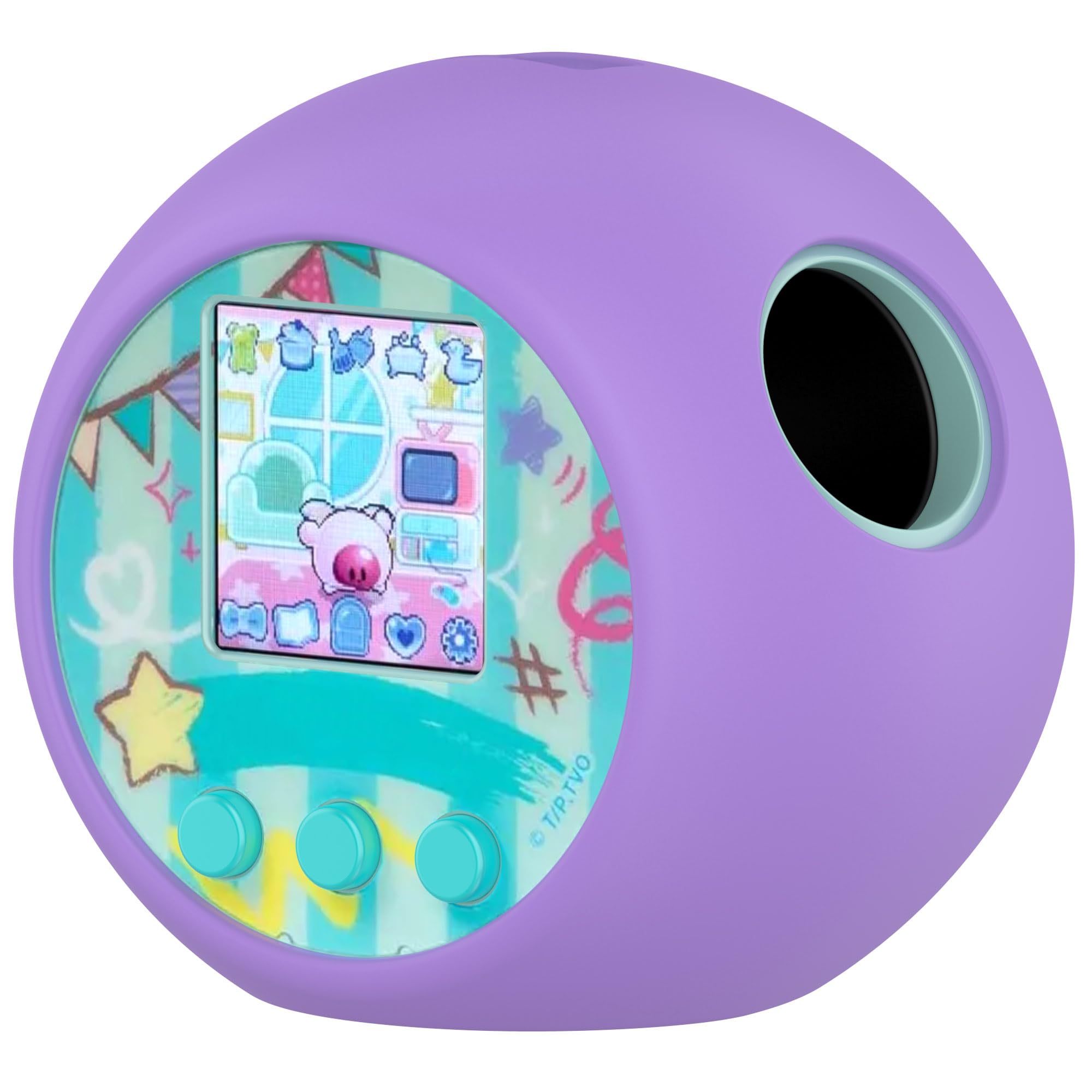FTRONGRT Case Compatible with Punirunes Pet Machine Toy, Soft Silicone, with Lanyard, Easy to Carry