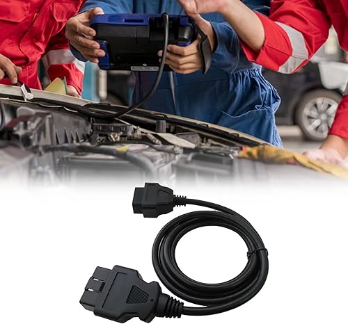 Vista 6 de 16 Pin Male to Female OBDII OBD2 Extension Cable for 16 Pin Advanced Bluetooth OBD-II Car Diagnostic Auto Interface Scanner.