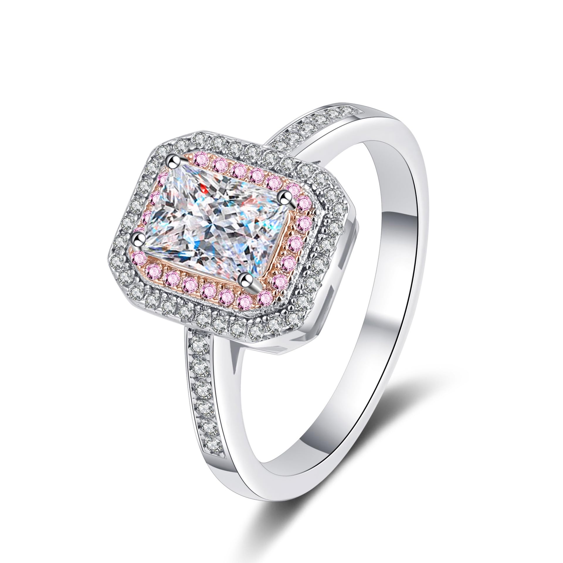 Alliance de mariage moissanite femme 1ct symbole d'un amour pur