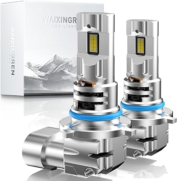 9006 Led Headlight Bulbs, 26000LM 400% Ultra Brightness with 16 CSP Chips, 6500K White, 11 Halogen Size with High-Efficiency Cooling System, Canbus Ready, Plug and Play 9006/HB4