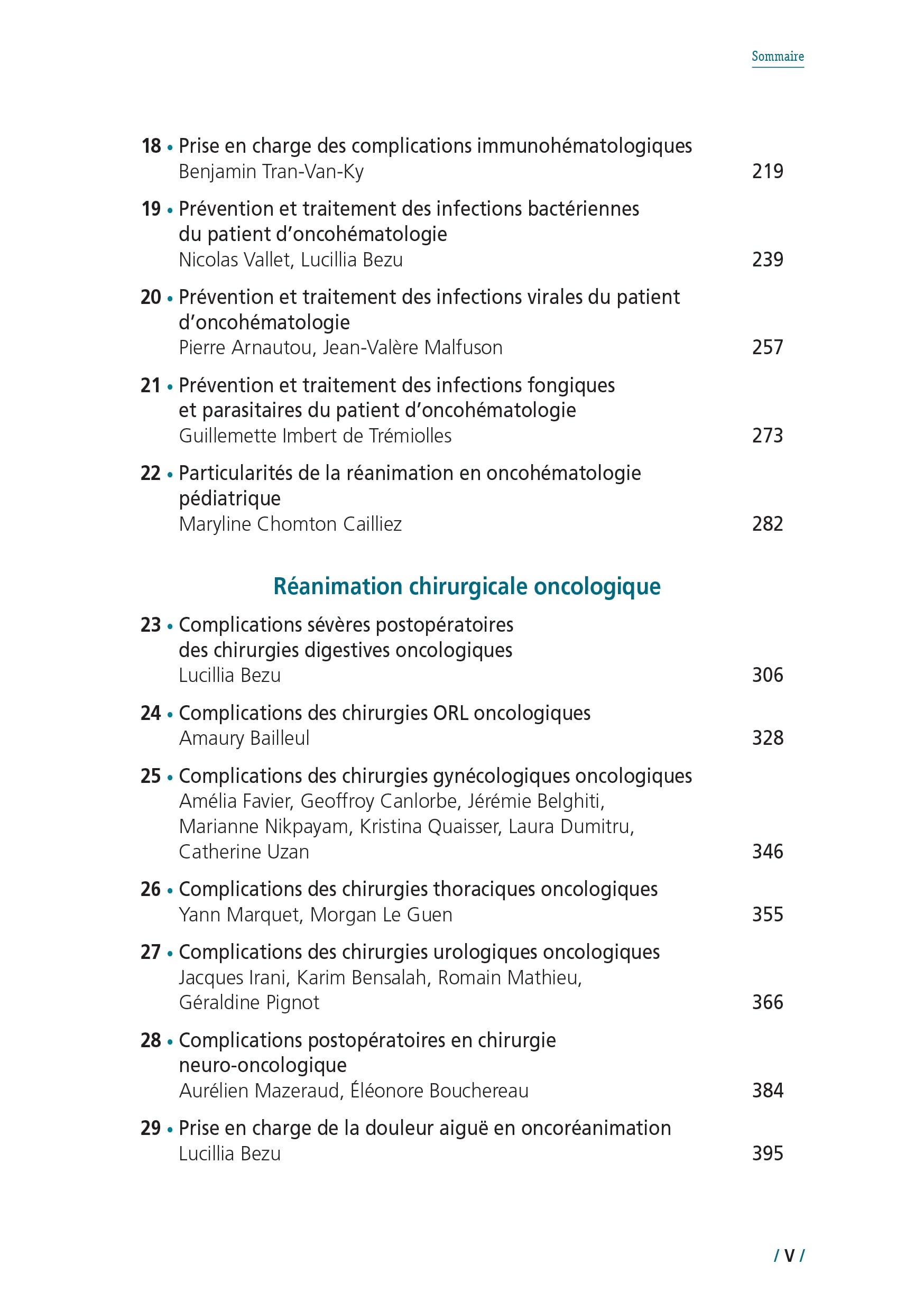 Réanimation médicale et chirurgicale en oncologie: 36 Protocoles actualisés
