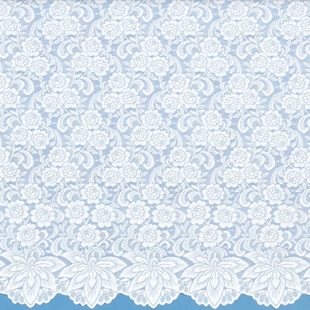 Nancy's Linens Star white thick net curtain - drop (81" (206cm))