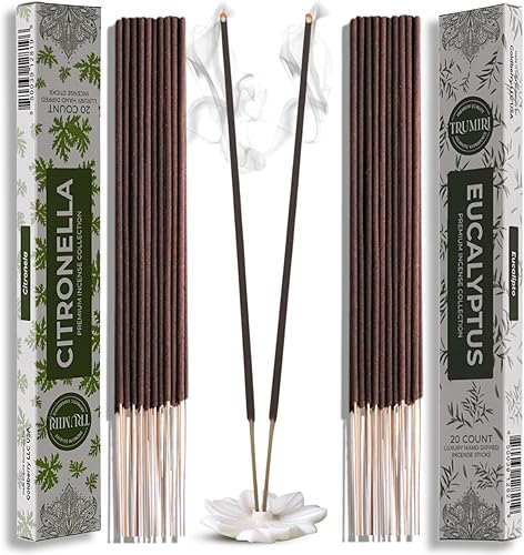 Vista 121 de Trumiri Incense Sticks - Combo Pack of 40 Insence-Sticks - 20 Rose + 20 Lavender - Insenses - Insents - Incents - Inscense - Incence - Incienso