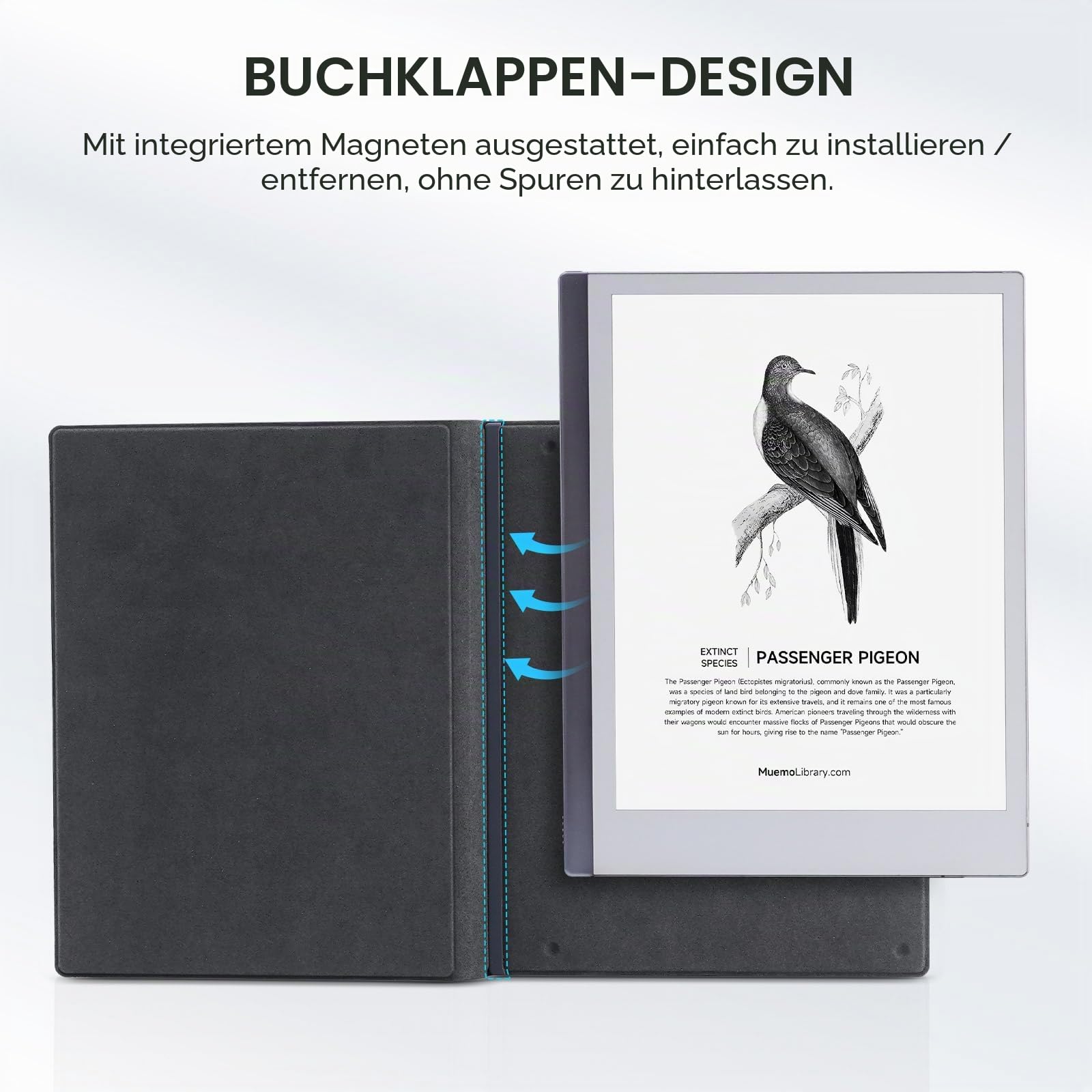 Ayotu Premuin PU-Leder-Smart-Schutzhülle für Remarkable 2 Paper Tablet 10.3" 2020 Release– Programmvorlagen und Ersatz-Stiftspitzen – Alles in einem Bundle – Verbessern Sie Ihr