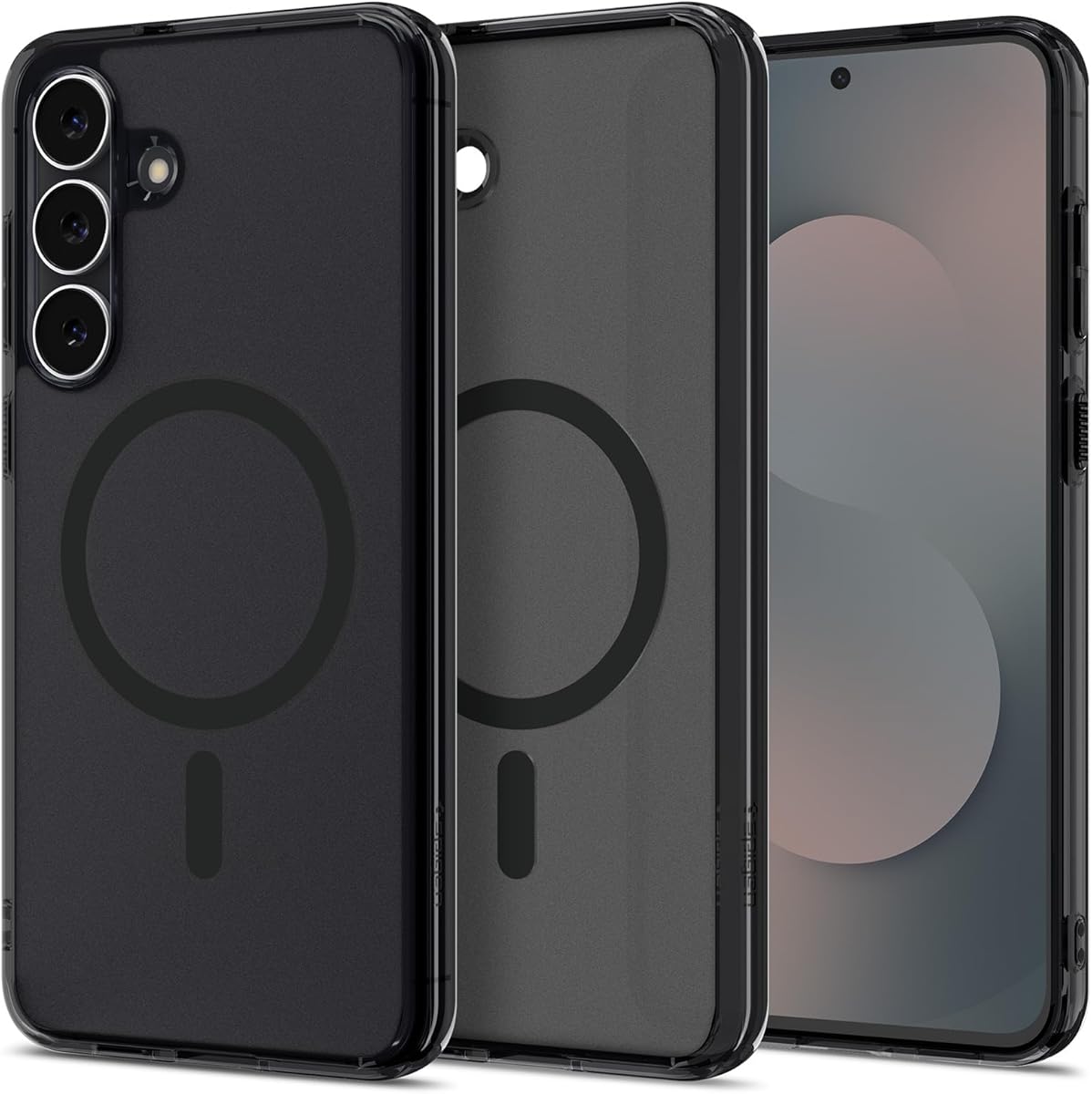 Spigen for Galaxy S25 FE Case, Ultra Hybrid MagFit (2025) [Military-Grade Protection][Anti-Yellowing] - Frost Black