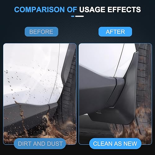 Miniatura 6 de ECCPP Protectores de barro delanteros y traseros, 4 unidades, para Toyota Camry 2002-2006 Sedan (no compatible con SE, modelo deportivo)