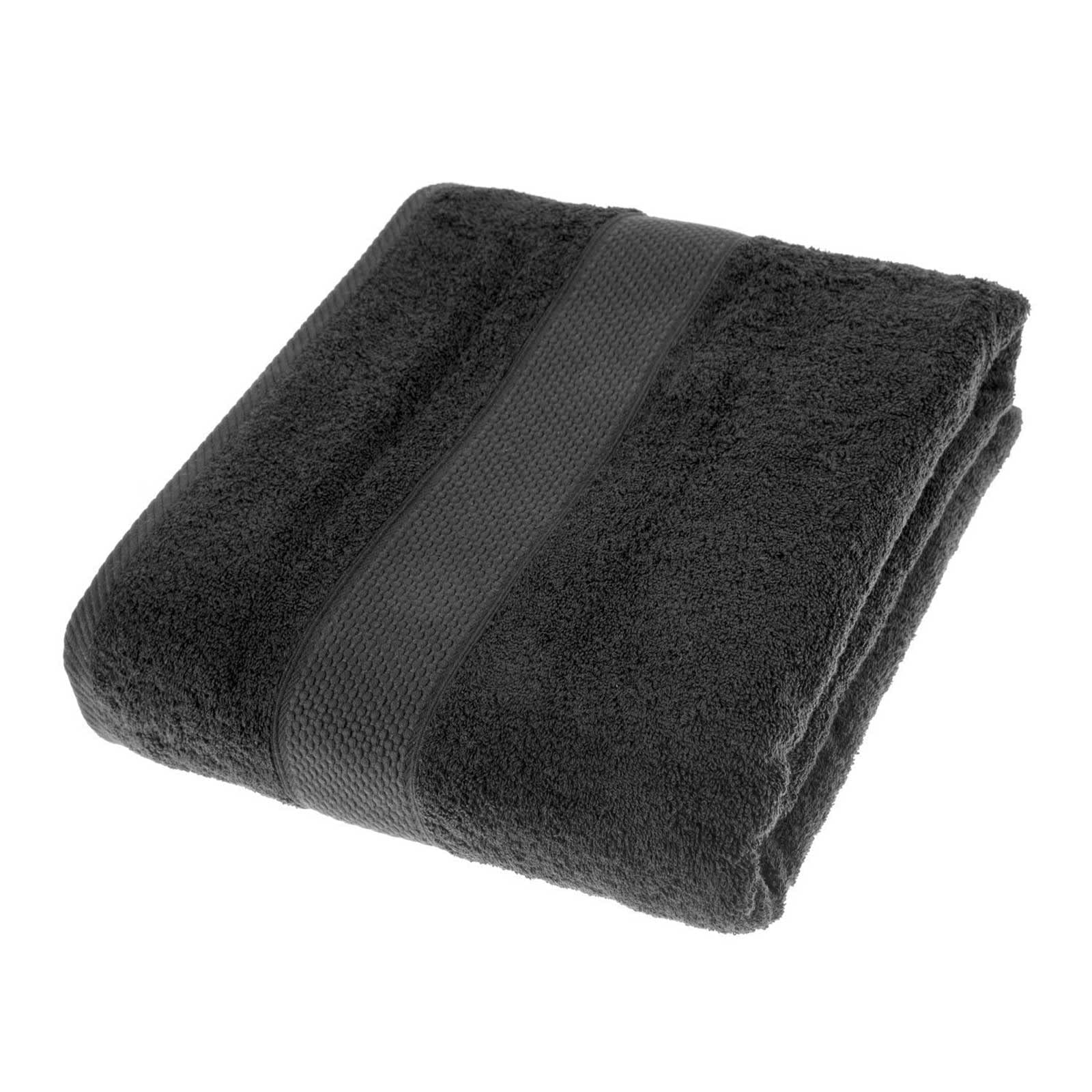Homescapes Turkish Cotton Jumbo Towel in Black