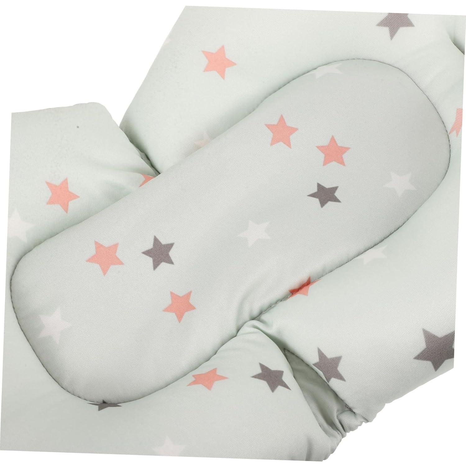 Adjustable Newborn Bath Support Cushion Non Slip Floating Shower Seat Soft Breathable Bath Pad for Sitting and Lying Cute Pattern