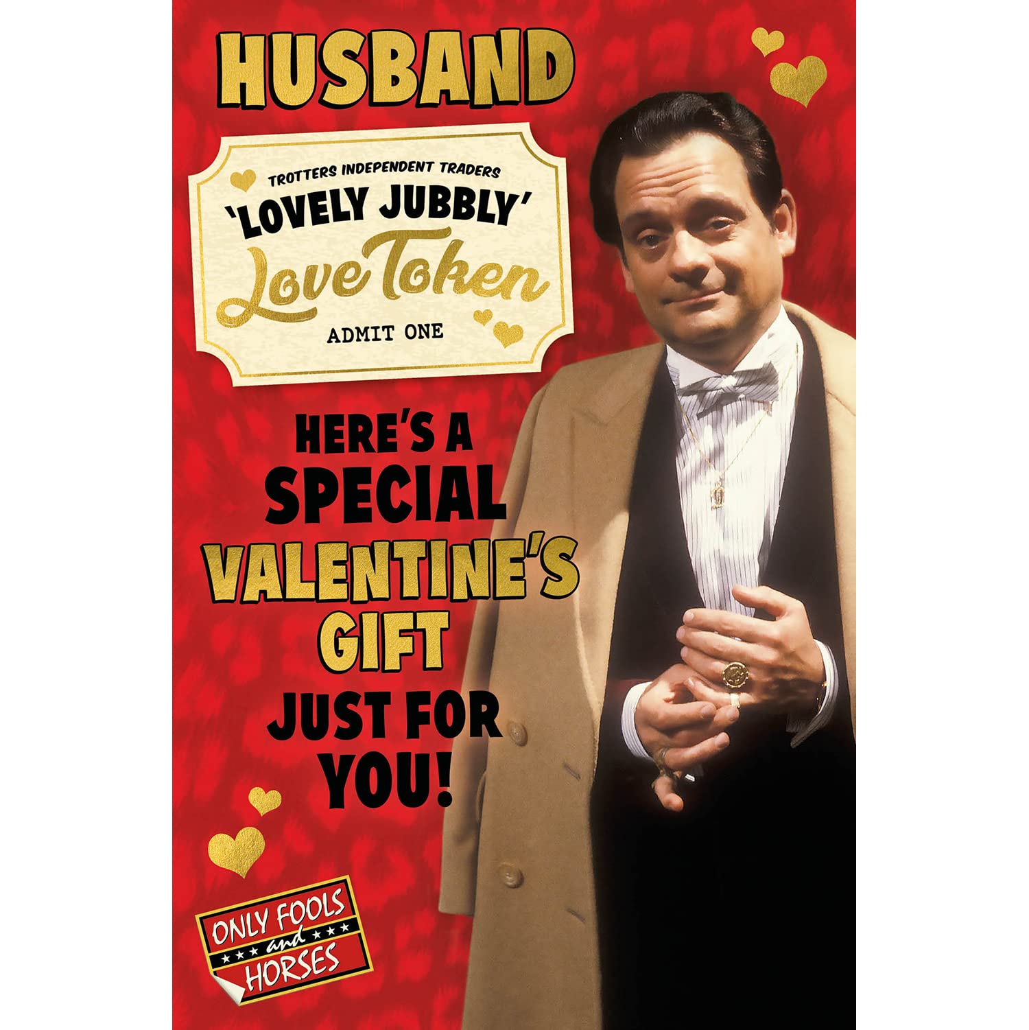 Valentine's Day Card  For Husband | Only Fools and Horses | Lovely Jubbly