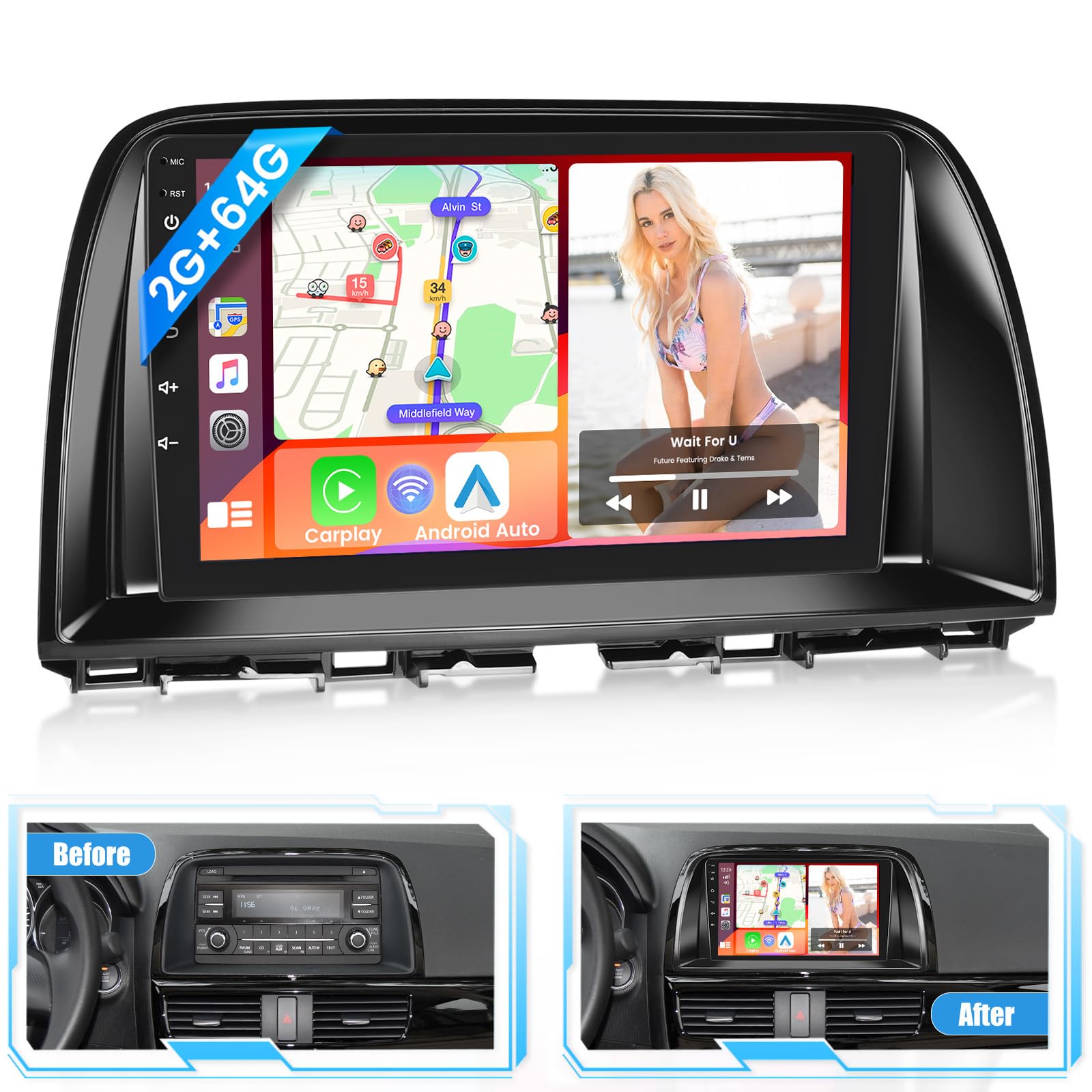 CX-5専用 Androidナビ 2012〜2015年式 CX-5専用 Androidナビ 2012〜2015年式 CX-5専用 Androidナビ 2012