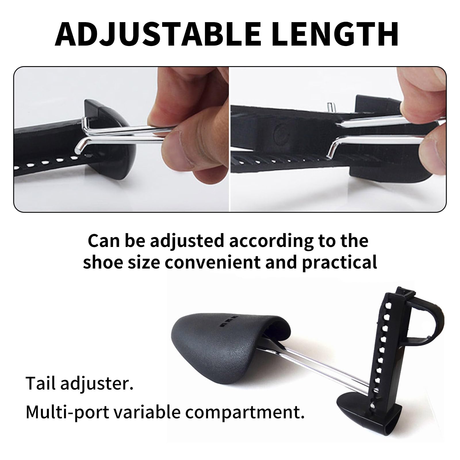Hormas de Zapato Ajustable, Plástico de Alta Calidad,Hormas para Zapatos,Dilatador Zapatos