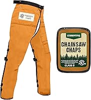 Vista 3 de FORESTER Chainsaw Chaps for Men & Women Apron-Style Chaps with Pocket & Adjustable Waist Chainsaw Safety Equipment