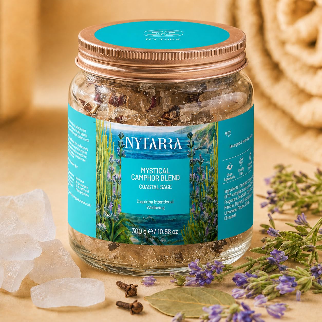 Nytarra Rose Camphor Blend - Diffuser & Puja Rituals -15 Nytarra Rose Camphor Blend - Diffuser & Puja Rituals -15
