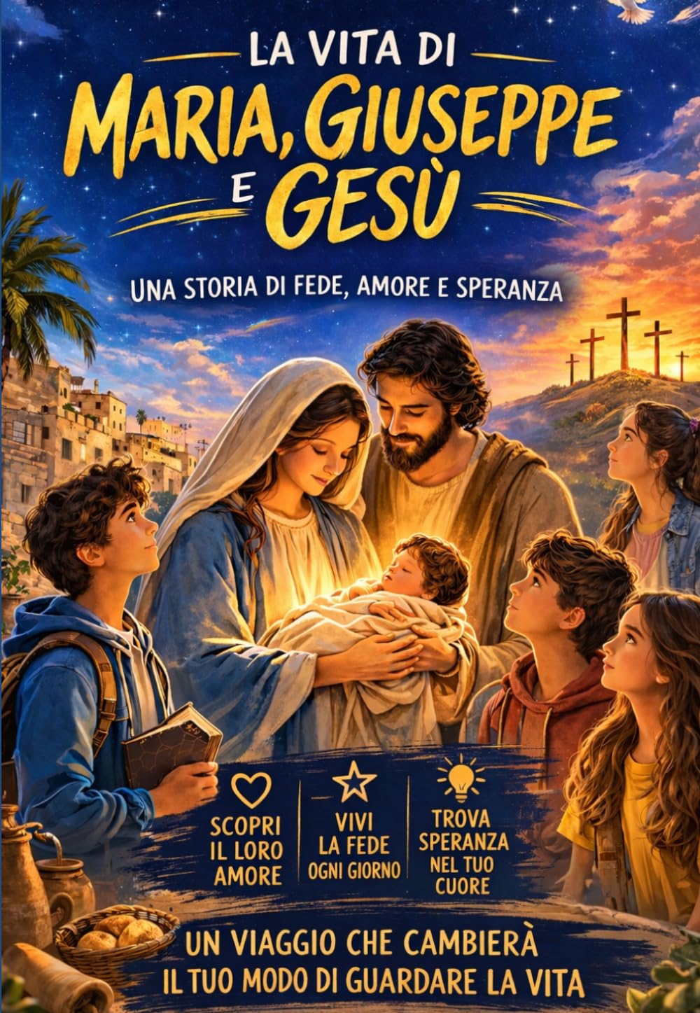 LA VITA DI MARIA GIUSEPPE E GESÙ: La storia più bella del mondo spiegata in modo semplice: Vangelo e fede per bambini e ragazzi (COLLANA Piccoli nel Fiat Divino)