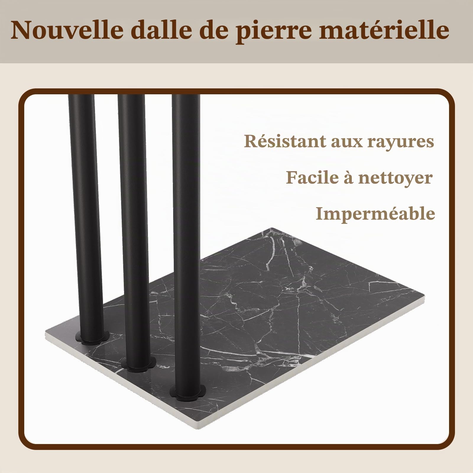 Yawinhe Porte Serviette sur Pied, avec 3 Barres, Support Salle de Bain en Acier Inoxydable, pour Vêtements, 39x26x90cm, Noir, SMJ001B