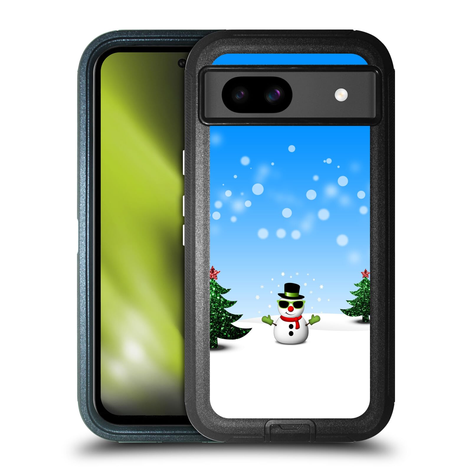 Coque ultra-blindée Google Pixel 8a antichoc Noël design - 8