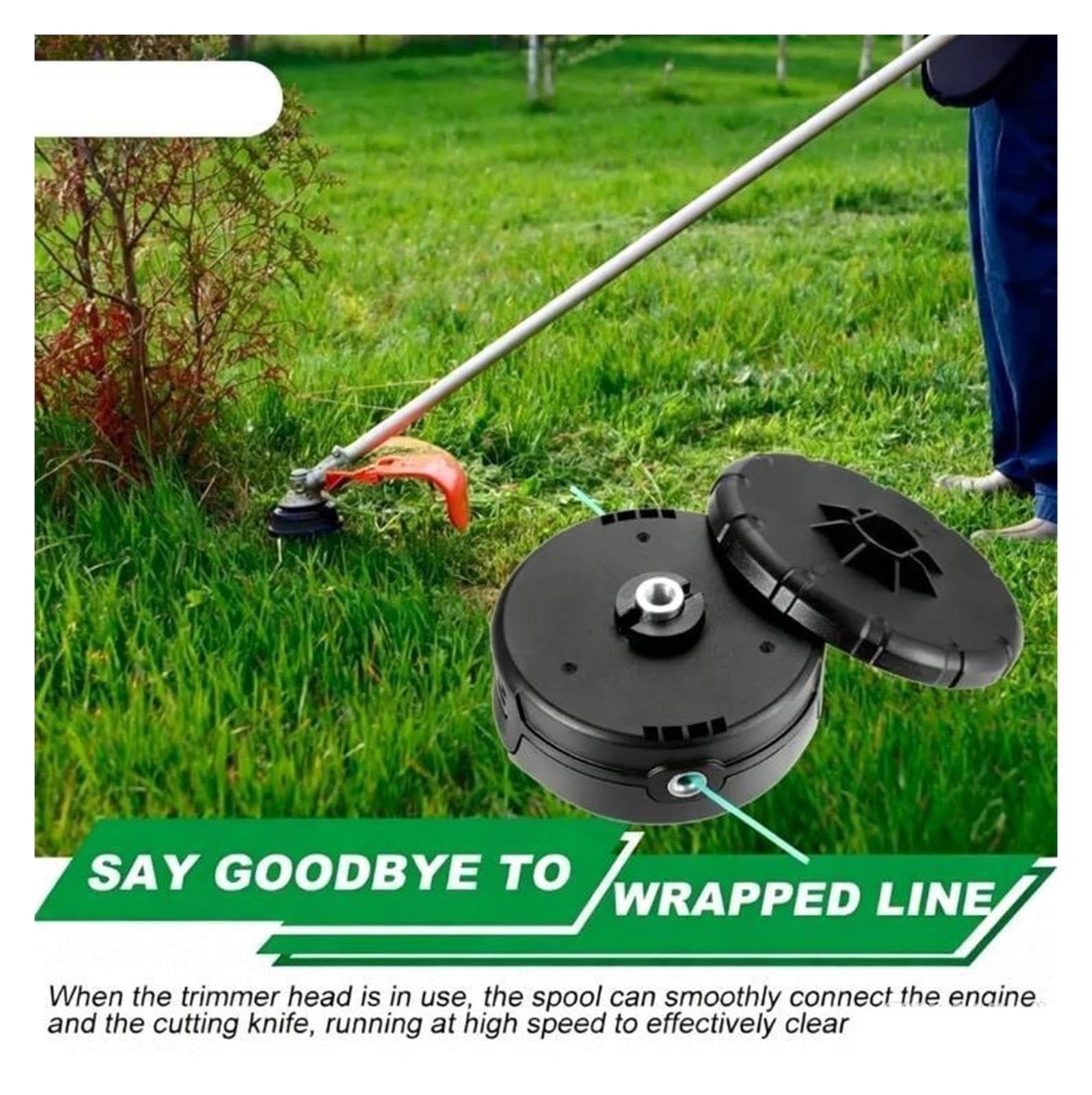 DWO1DT995 Cabezal De Corte De Repuesto Con Carrete De Cuerda, Línea De 0.080" 20 Pies, Compatible Con Dewalt DCST920 DCST922 DCST925 DCST970 DCST990 DCST991