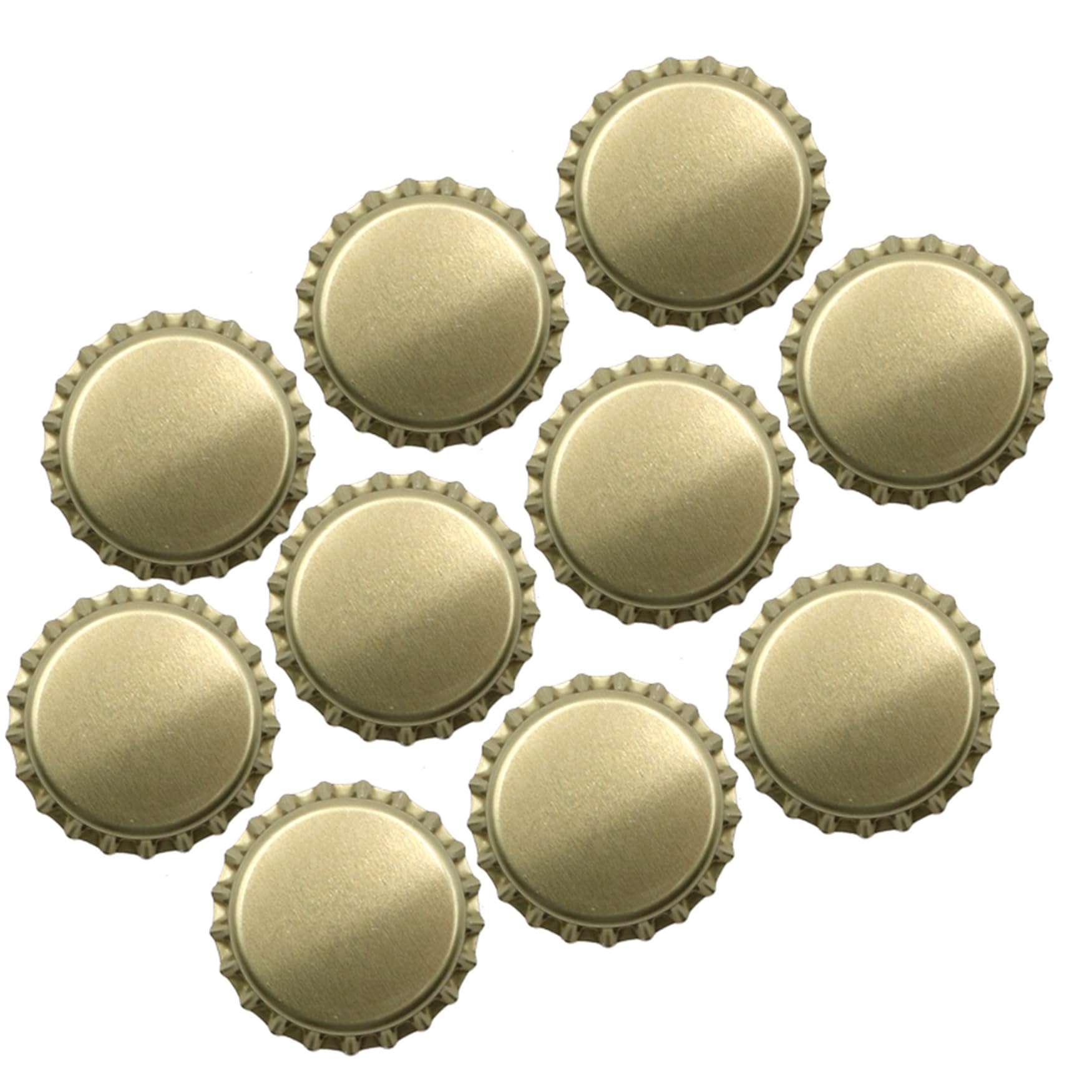 Capsules en métal dorées Dekohelden24 x1000 pour bouteilles
