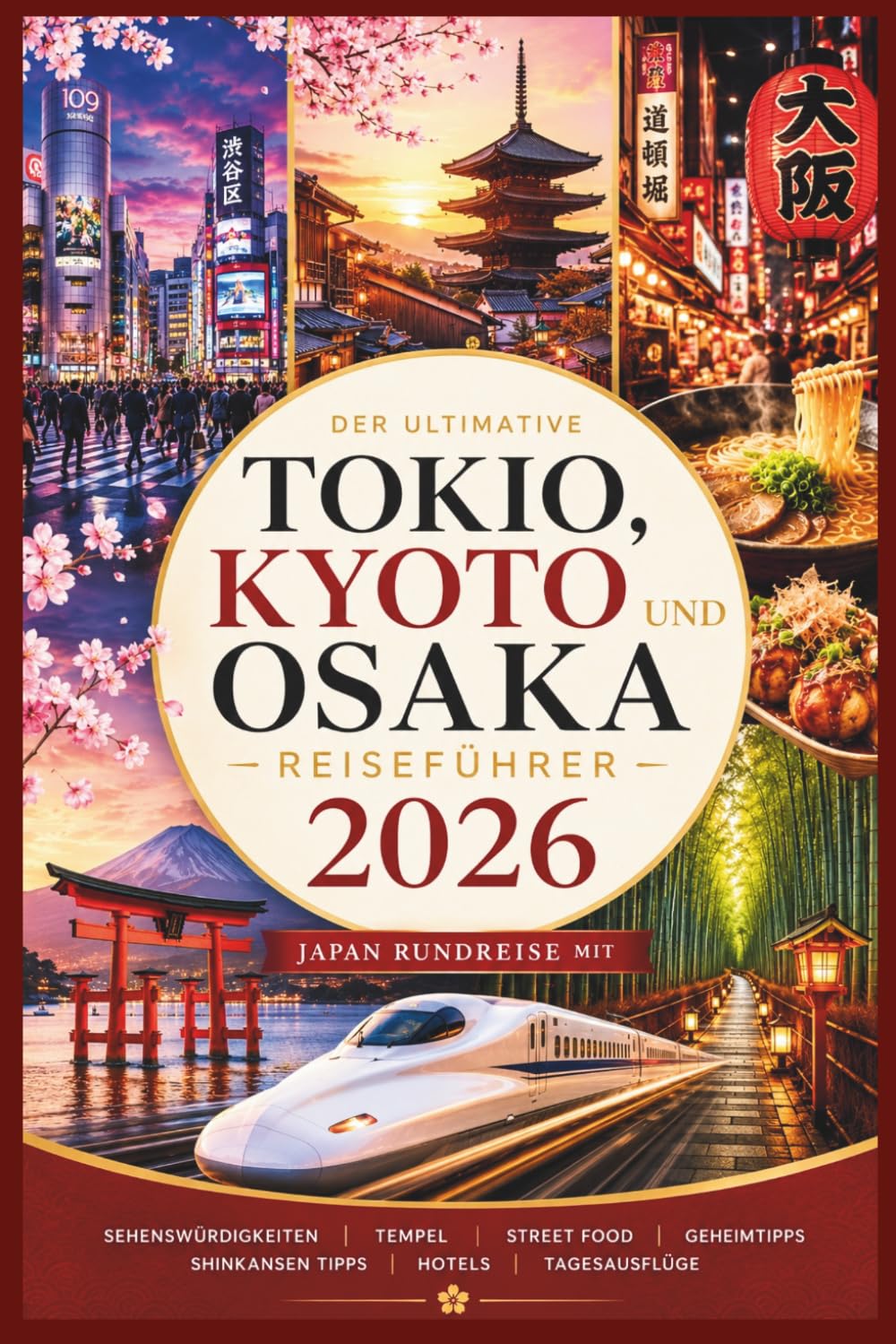Tokio, Kyoto und Osaka Reiseführer 2026: Japan Rundreise mit Sehenswürdigkeiten, Tempeln, Street Food, Geheimtipps, Shinkansen Tipps, Hotels & Tagesausflügen