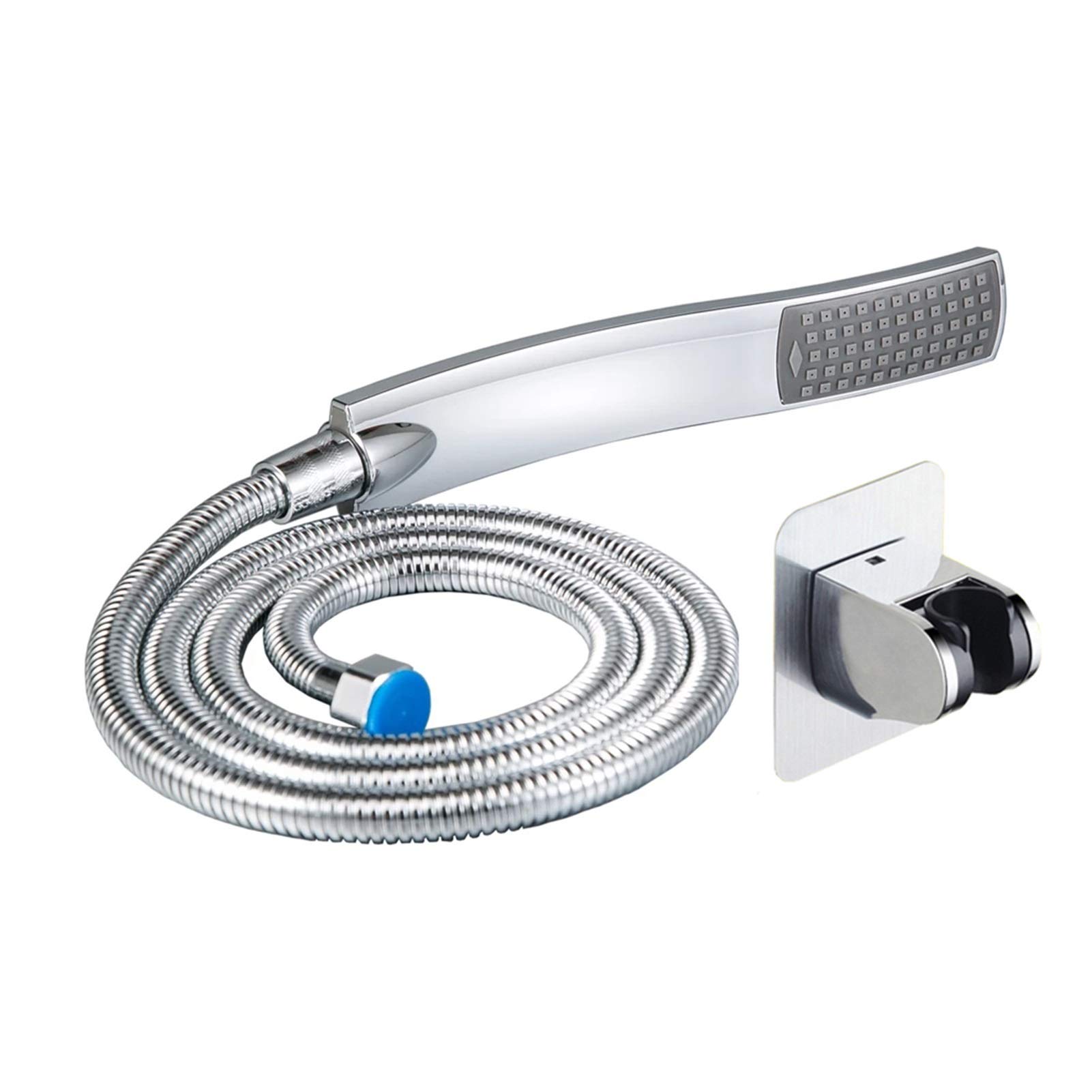 GLETSF Hand Shower,Hand Held Shower Head Bathroom Accessories ABS Chrome Finished 150CM Stainless Steel Hose Handheld Showerheads