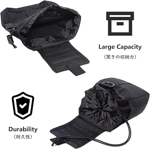 Miniatura 5 de JEELAD Molle Pouches - Bolsas tácticas EDC bolsa de herramientas para colgar en la cintura, bolsa de accesorios de transporte militar, bolsa de