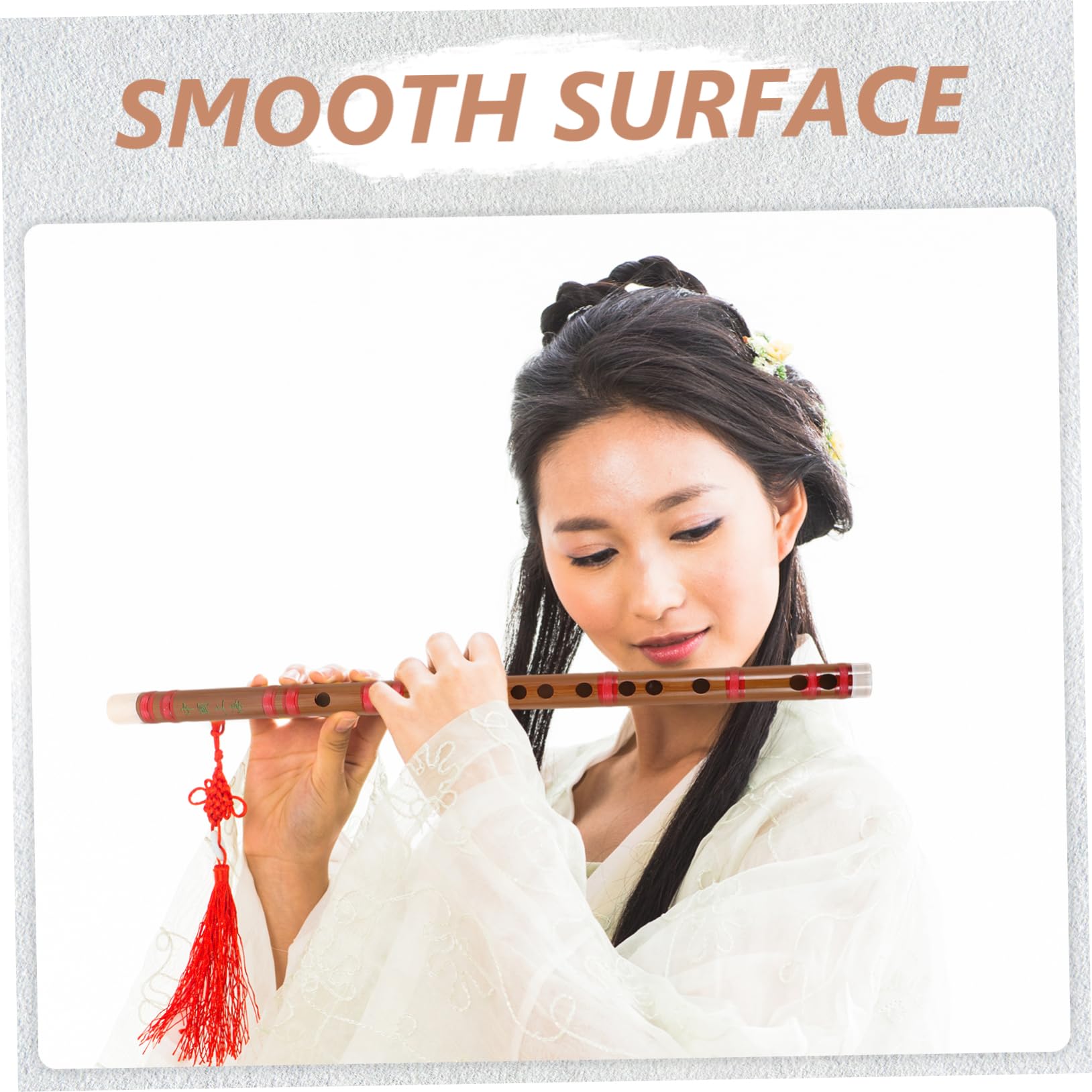 Amazon | Mikinona 竹笛 長い竹笛 初心者用 の伝統楽器 バンブー