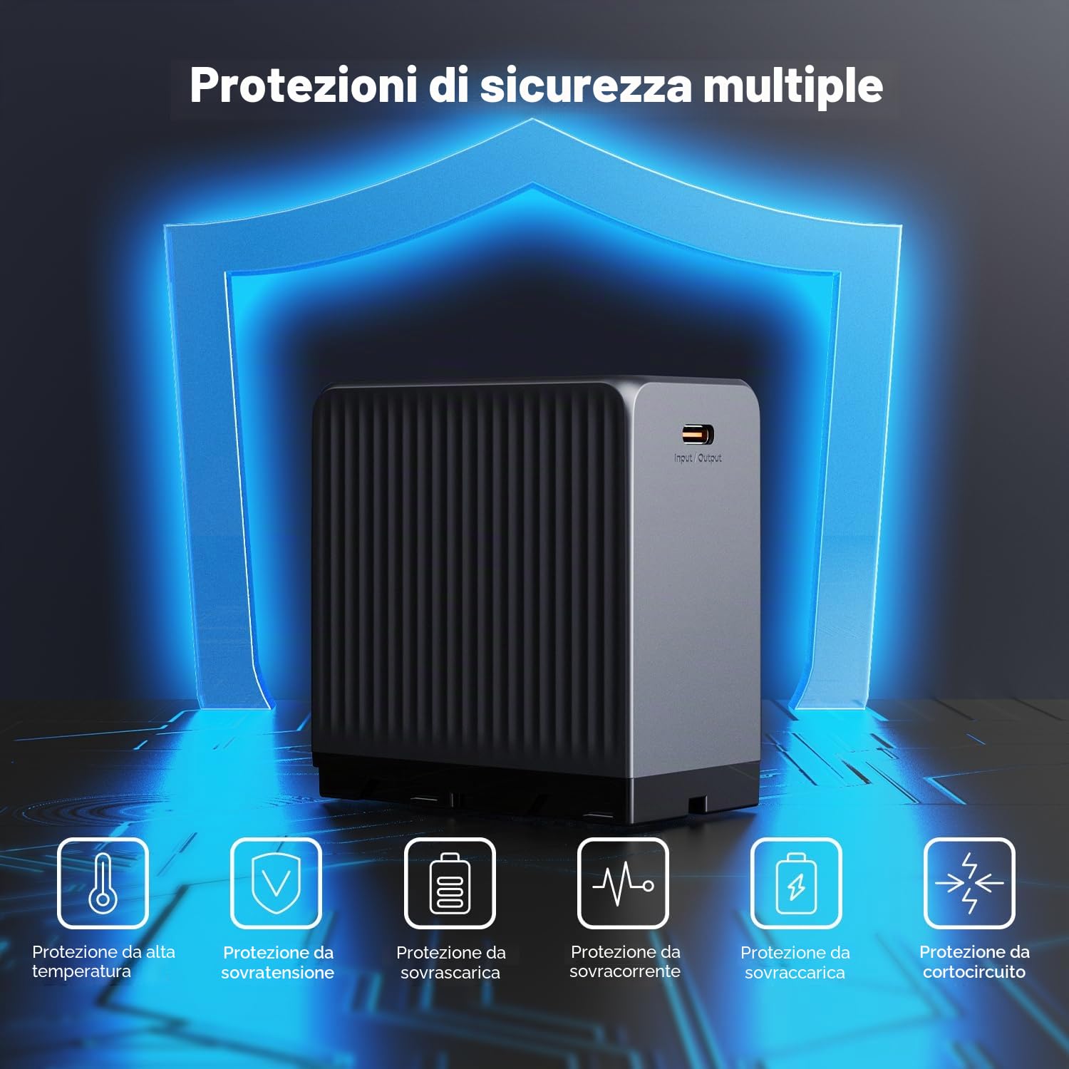 K&F CONCEPT 10500 mAh NP-F970 Batteria (porta USB-C), Ricarica Rapida PD 45 W Compatibile con FX3/A7 IV/A7S III, R5/R6 e Z8, e Adatta Alimentazione di Luci LED e Monitor