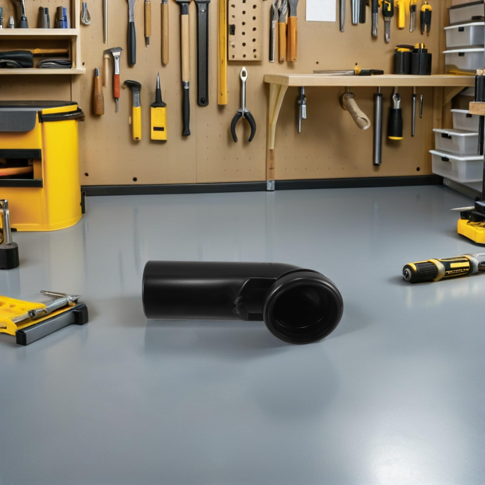 Toilettenverlegungsrohr 90mm Schwarz Pvc für Badezimmer