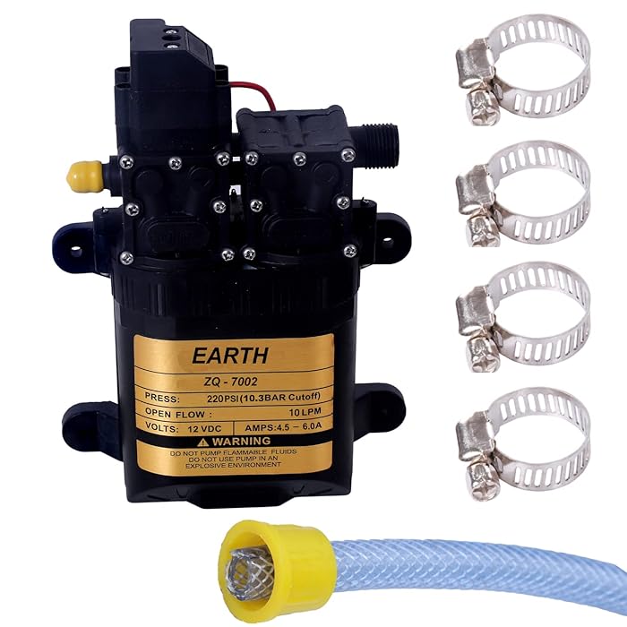 Buy Agriansh 12v DC Water Pump Battery Sprayer Motor Double High