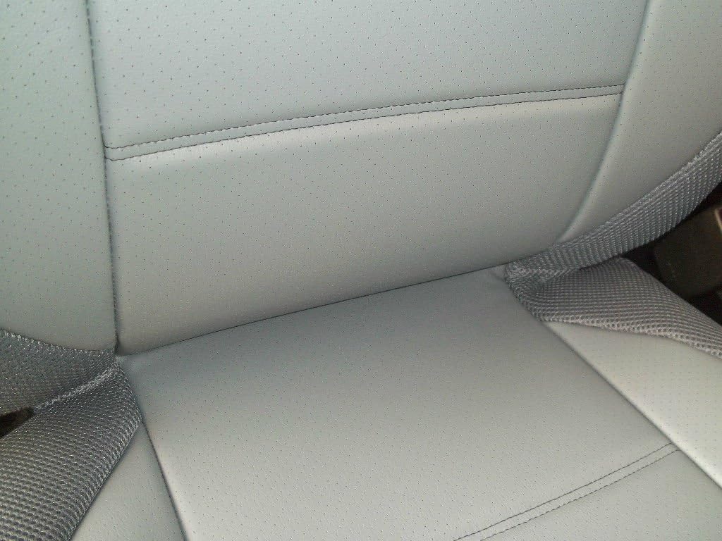 || Two Front Car Seat Covers | Leatherette and Synthetic | Custom Fit, Compatible with Volvo S40 V40 S60 S70 V70 S80 Models Until 2014 Seats | Colour Gray