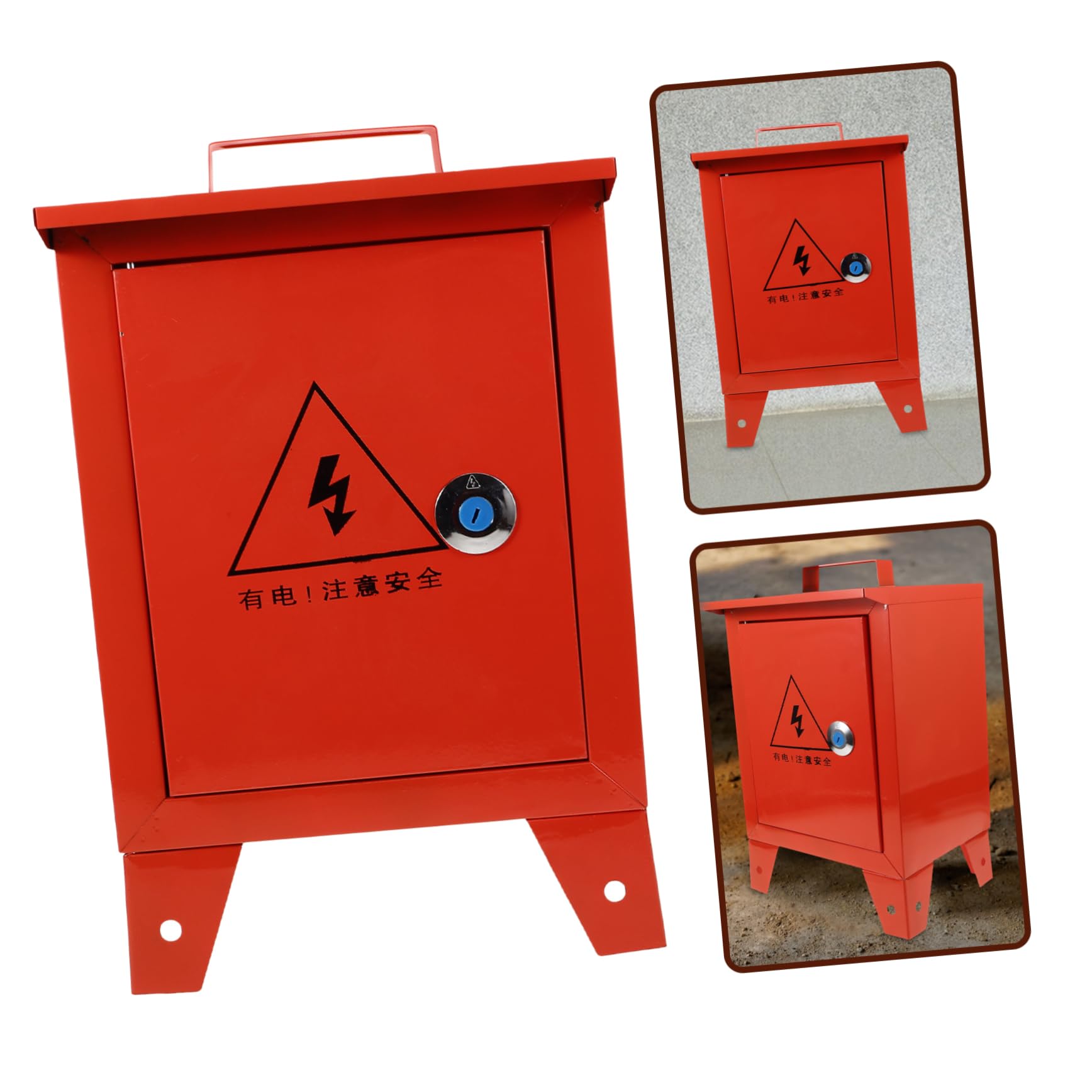 DOITOOL Móvil Para Caja Eléctrica Portátil Caja De Distribución Metal Resistente