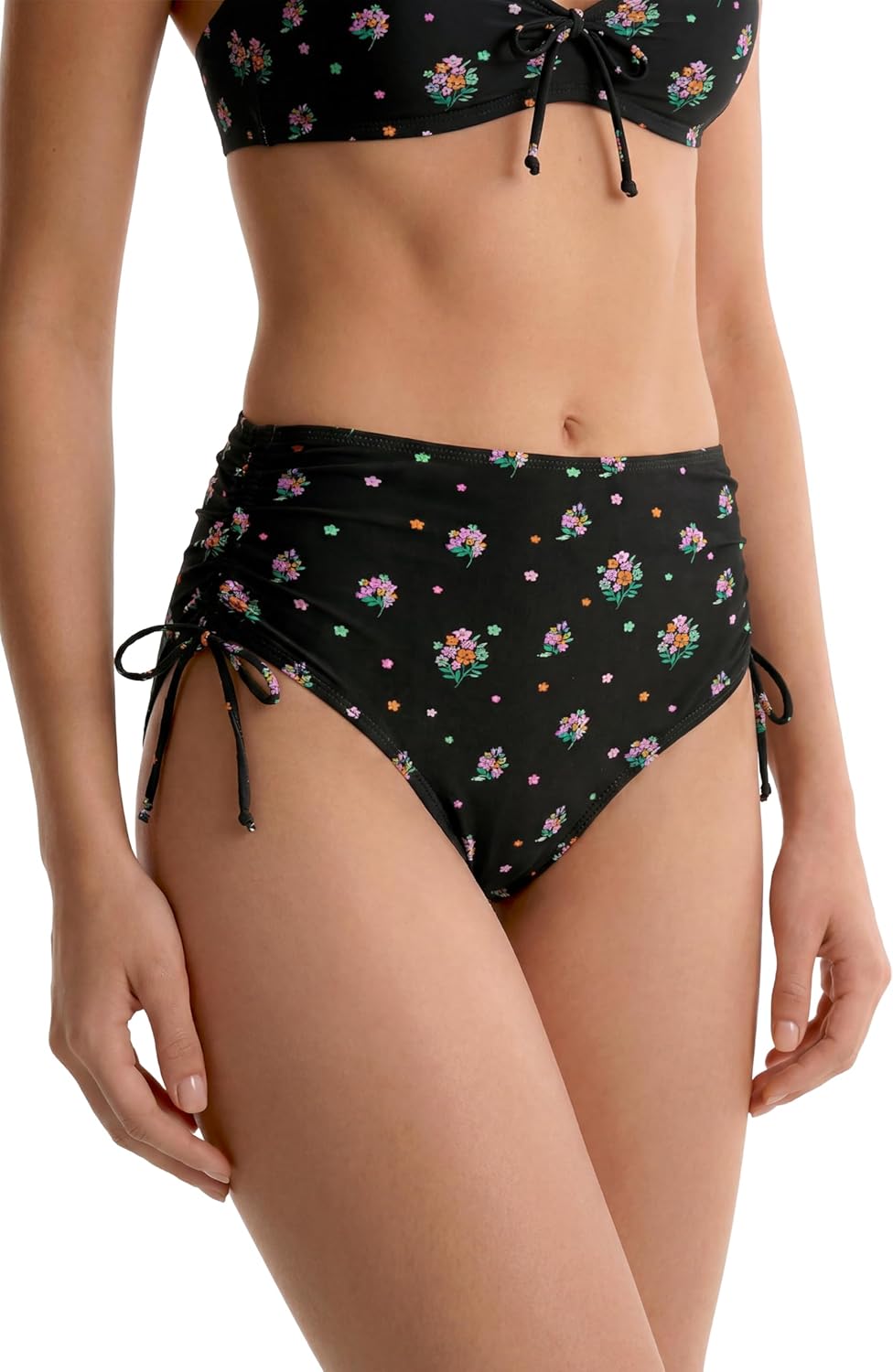 Period Swimwear Bikini Bottoms Full Coverage Swim Bathing Suit Side Tied Leakproof Menstrual Swimsuit for Teens Girls